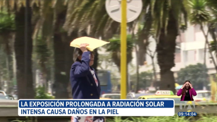 La radiación solar en Quito es muy intensa y representa un riesgo para la salud. Por ello, es fundamental tomar precauciones como usar protector solar, gafas oscuras y ropa adecuada. 

Un reportaje de Stephany Paz