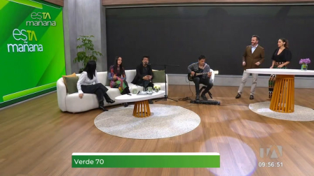 La agrupación ecuatoriana Verde 70 visitó el set de esTAmañana para compartir su música, anécdotas y proyectos.