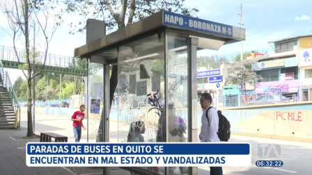 Quito cuenta con más de 6 000 paradas de buses, pero algunas se encuentran en mal estado. La ciudadanía solicita un plan de renovación y un cambio en el material de fabricación.

Un reportaje de Nathalie Jiménez