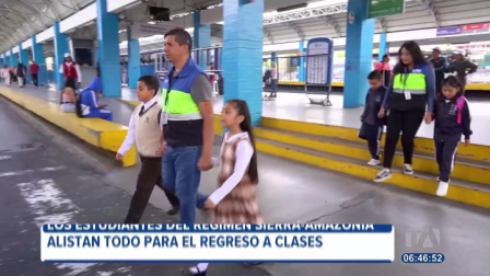 El 1 de septiembre, miles de estudiantes del régimen Sierra y Amazonía regresarán a clases de forma progresiva, empezando por Inicial y Bachillerato.
Un reportaje de Ismenia Solórzano