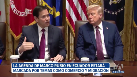El secretario de Estado de Estados Unidos, Marco Tubio, se reunirá con el presidente Daniel Noboa este 4 de septiembre. Previamente, el Gobierno convocó a los alcaldes de Quito, Guayaquil y Cuenca a una reunión preparatoria para revisar asuntos relacionados con la seguridad.

Un reportaje de María Fernanda Utreras