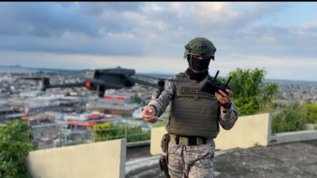 El escuadrón 'Rayo Justiciero'  ha realizado 1 120 misiones en Ecuador durante 2025