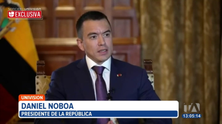 El próximo 30 de noviembre sería la consulta popular. Así lo dijo el presidente Daniel Noboa en una entrevista con Univisión. Además, resaltó que la declaratoria de Los Lobos y Los Choneros como grupos terroristas por parte de Estados Unidos es positiva para el país y la región.

Un reportaje de Ericka Vera