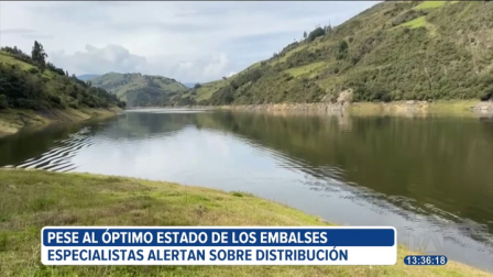 Aunque el estado de los embalses es óptimo, especialistas energéticos advierten que no se debe descuidar la transmisión eléctrica. El país aún tiene pendiente inversiones en generación y distribución.

Un reportaje de Astrid Singre