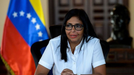 Delcy Rodríguez señala a Ecuador como "principal exportador de cocaína" a EE.UU. y Europa