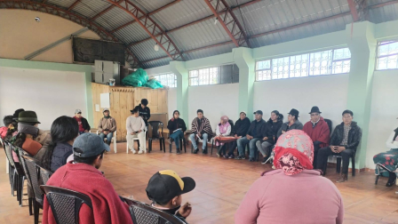 Las asambleas ciudadanas de las organizaciones sociales en Cotopaxi son permanentes.