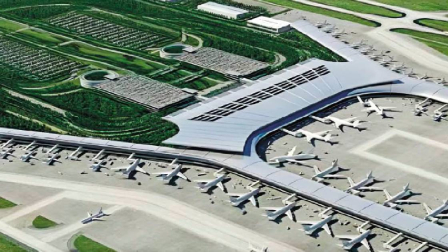El plan del nuevo aeropuerto que se busca construir en Guayaquil.