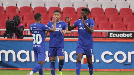 Universidad Católica derrotó a Liga de Quito en el estadio Rodrigo Paza Delgado, este domingo 21 de septiembre del 2025.