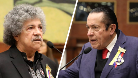 Luis Padilla y Gustavo Pacheco recibieron reconocimiento en la Asamblea.
