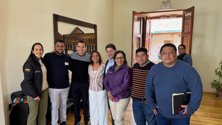 El Primer Mandatario se reunió en Latacunga con pescadores este martes 23 de septiembre del 2025.