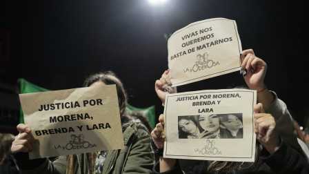 Las tres jóvenes fueron veladas el jueves 25 de septiembre del 2025.