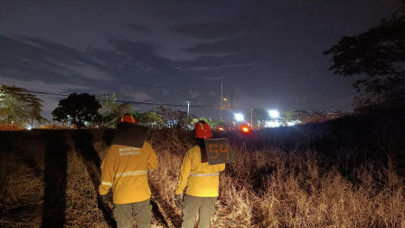 Bomberos de Guayaquil controlaron un incendio forestal en Cerro Colorado, pero se reactivó.