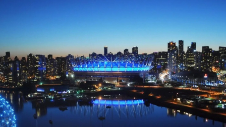 El estadio BC Place Vancouver es una de las infraestructuras más modernas.