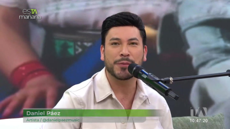 El cantante ecuatoriano presenta su más reciente sencillo en esTAmañana, una propuesta que combina frescura, romanticismo y el sello único de su voz.
