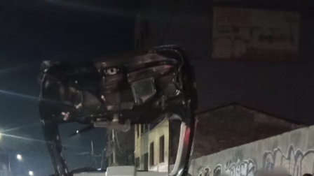 Siniestro de tránsito en la av. Velasco Ibarra en Quito