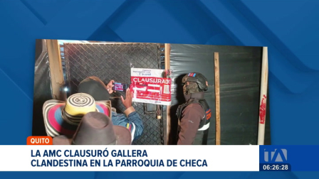 La Agencia Metropolitana de Control clausuró un establecimiento que organizaba peleas de gallos. En el lugar se encontraron armas blancas, licor artesanal y sustancias sujetas a fiscalización.

Un reportaje de Nathalie Jiménez