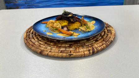 Este miércoles 8 de octubre del 2025 preparamos Pulpo a la parrilla con papas, junto al chef Felipe Campana.