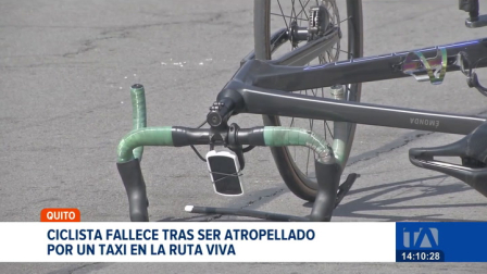 Un ciclista murió en un siniestro de tránsito en la Ruta Viva, al nororiente de Quito. El taxista involucrado huyó del lugar y es buscado por las autoridades.

Un reportaje de Juan Miguel Rodríguez