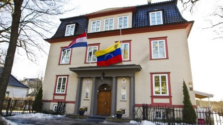 La Embajada de Venezuela en Oslo amaneció cerrada este lunes 13 de septiembre del 2025.