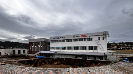El Municipio de Cuenca trabaja en la construcción del Hospital El Valle.