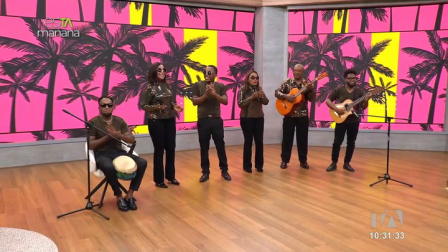 El talentoso grupo Oro Negro visitó el set de esTAmañana, llenando el programa de energía con los vibrantes sonidos de la bomba.
