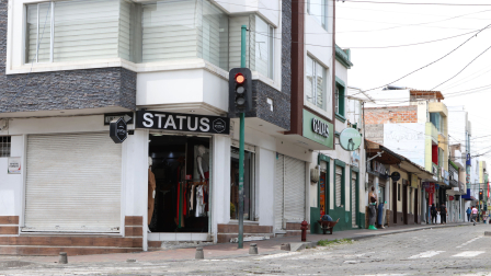 Los locales comerciales en Imbabura son los más afectados debido al paro convocado por la Conaie.