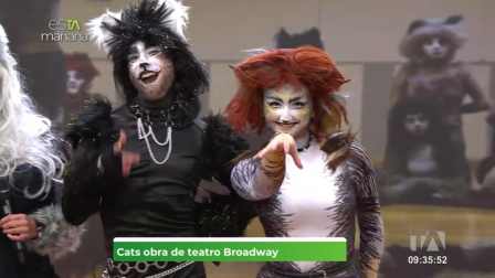 El elenco de Cats nos visita esTAmañana para contarnos cómo se preparan para dar vida a una de las obras musicales más queridas del mundo.