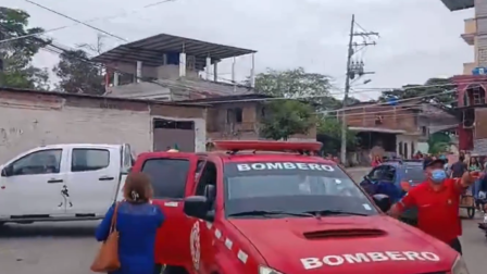 Los Bomberos acudieron a una escuela del cantón Balzar para atender una emergencia