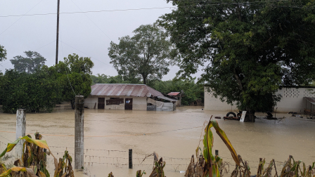 Las fuertes lluvias afectaron al estado de Veracruz.