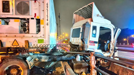 El accidente registrado en Guayaquil este miércoles 22 de octubre del 2025.