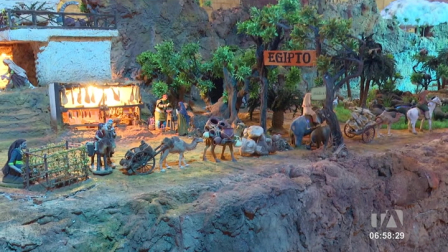 Este viernes 24 de octubre, la Basílica del Voto Nacional abrirá sus puertas a las familias para presentar El Belén Encantado, el pesebre más grande de Sudamérica, con más de mil piezas.

Un reportaje de Mishell Villacís