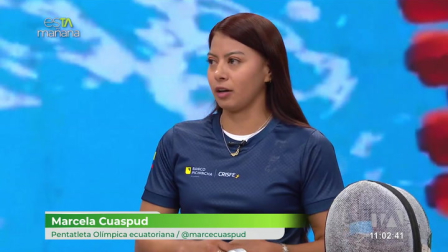 La deportista ecuatoriana Marcela Cuaspud nos habla del pentatlón una disciplina poco practicada en el país y de sus logros internacionales.