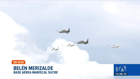 La Fuerza Aérea Ecuatoriana conmemoró sus 105 años de creación. Durante el evento el presidente Daniel Noboa agradeció a los uniformados por defender la democracia durante el paro indígena.
Un reportaje de Belén Merizalde