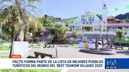 Quito tiene un nuevo atractivo turístico sostenible certificado por la ONU. Se trata de la parroquia de Pacto, reconocida por su producción de panela, sus hermosos paisajes y su reserva natural.
Un reportaje de Mishell Villacís