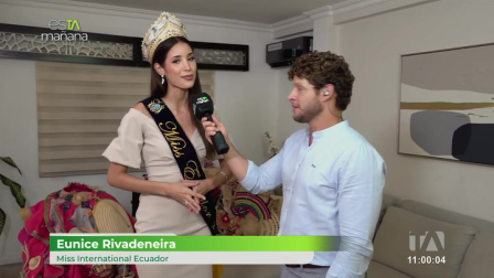 Visitamos a Eunice Rivadeneira, Miss Ecuador, para saber sobre sus próximos proyectos, voluntariados y el gran reto de representar al país en el Miss International.