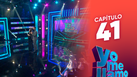 Ronald y Fiorella, presentadores de la octava temporada de Yo Me Llamo en la gala 35.