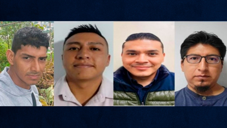 El Ministerio del Interior emitió afiches de búsqueda de los cuatro técnicos desaparecidos en Vinces