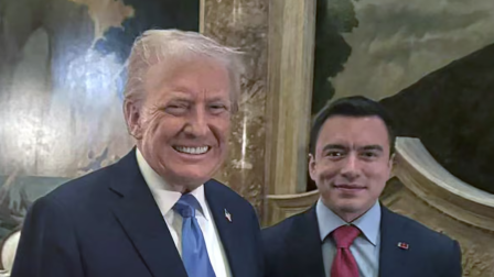 El presidente de Ecuador, Daniel Noboa, anunció posible reunión con Trump.