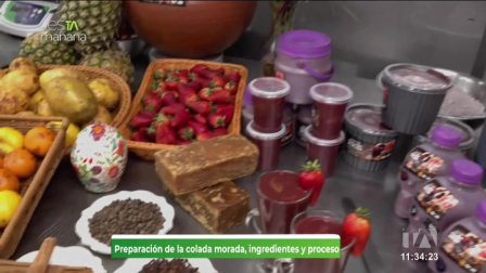 Julián Campos nos cuenta el paso a paso de  su propia colada morada pero con toque ‘guayaco’ para endulzar este feriado.
