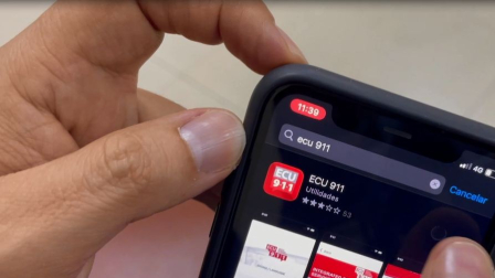 La aplicación del ECU911 permite reportar emergencias en tiempo real.