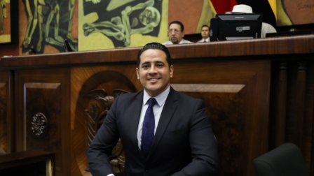 Rony Aleaga fue legislador de por el movimiento Revolución Ciudadana.