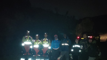 Cinco excursionistas fueron rescatados del Rucu Pichinhca, em Quito, el domingo 2 de noviembre del 2025.