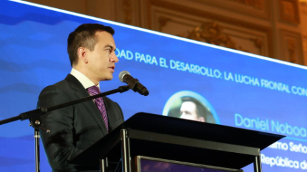 Daniel Noboa durante su participación en la XXXVI Asamblea Plenaria del Consejo Empresarial de América Latina (CEAL).