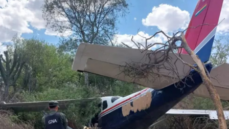 Una avioneta con droga cayó en Argentina y cuatro personas fueron detenidas.