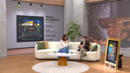 El pintor Carlos Monsalve nos comparte en el set sus obras y la historia detrás de cada una.