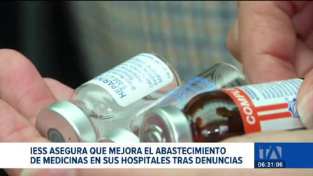 Tras varios meses de denuncias por la falta de medicinas en los hospitales del IESS, el presidente del directorio, Édgar Lama, afirmó que la situación ha mejorado. 

Un reportaje de Ever Moreira