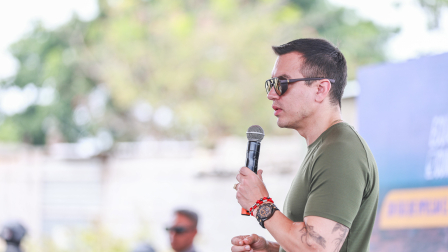 Noboa resalto reducción del riesgo país e inflación en Ecuador