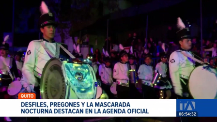 Las administraciones zonales de Quito preparan alrededor de ocho eventos cada una con motivo de las fiestas de la capital. Además, el Quito Fest fue confirmado para los días 28, 29 y 30 de noviembre del 2025.

Un reportaje de Stephany Paz