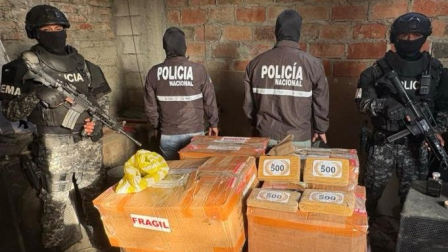 Policía decomisa droga en Manta, Manabí