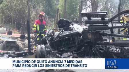 En Quito, el transporte pesado tendrá restricción de circulación en determinados horarios, ante el incremento de siniestros de tránsito en la avenida Simón Bolívar y en la Ruta Viva.

Un reportaje de Stephany Paz